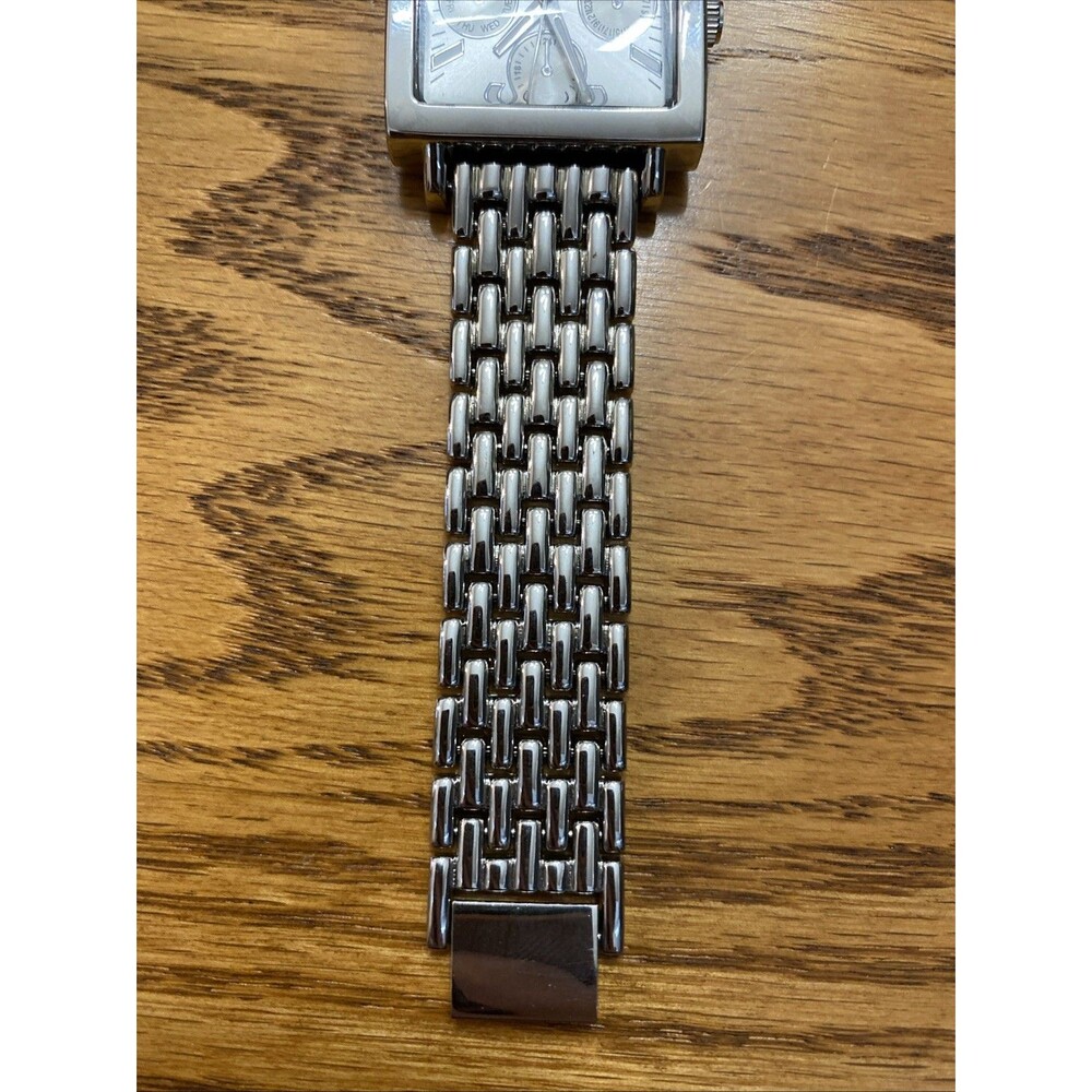 FMD Silver Square Watch Metal Band - Picture 10 of 14